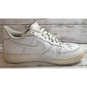 Nike Air Force 1 White Sneakers (Size Mens 8/Womens 9.5)